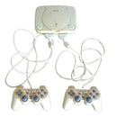 Playstation 1 Slim Seminovo + 2 Controles + Memory Card 8 MB + 5 Jogos